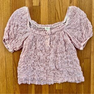 NWT Anthropologie Cloth & Stone Ruched Top, Small